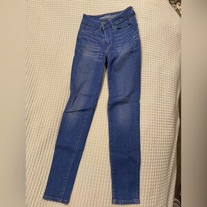 American Eagle Outfitters Women's Blue Skinny Jeans